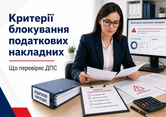 Критерії блокування податкових накладних: що потрібно знати бізнесу